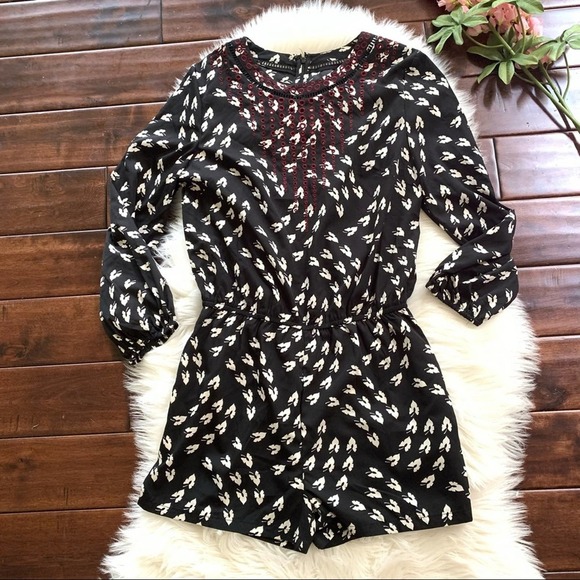 Anthropologie Ranna Gill Maiden‎ Leaf Romper. Sz M - Picture 4 of 14